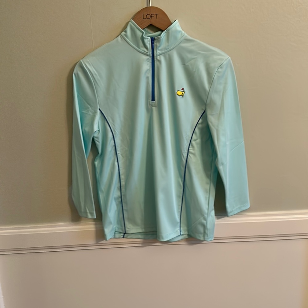 Masters Large ice 3/4 zip up masters long sleeve (12-14)